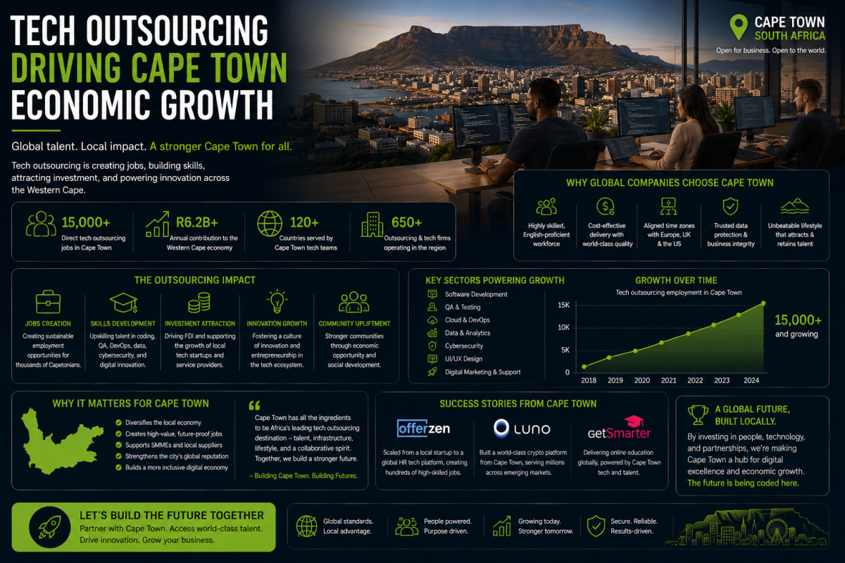 Tech Outsourcing Driving Cape Town Economic Growth